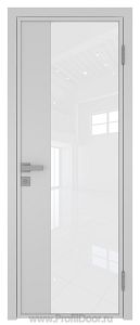 Дверь Profil Doors 7AG Цвет профиля Белый матовый RAL9003 стекло Белый триплекс вставка Белый матовый