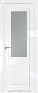 Дверь Profil Doors 123L цвет Белый люкс стекло Матовое