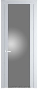 Дверь Profil Doors 1.7P цвет Вайт стекло Lacobel Серебрянный Лак