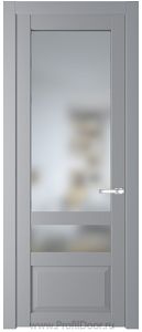 Дверь Profil Doors 2.5.4PD цвет Смоки (RAL 870-02) стекло Матовое