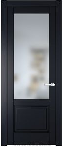 Дверь Profil Doors 3.2.2PD цвет Нэви Блу (RAL 7016) стекло Матовое