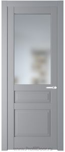 Дверь Profil Doors 3.5.3PD цвет Смоки (RAL 870-02) стекло Матовое