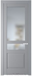 Дверь Profil Doors 4.5.4PD цвет Смоки (RAL 870-02) стекло Матовое
