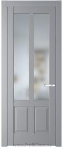 Дверь Profil Doors 4.8.2PD цвет Смоки (RAL 870-02) стекло Матовое
