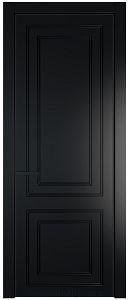 Дверь Profil Doors 27PE цвет Блэк кромка Черный матовый RAL9005