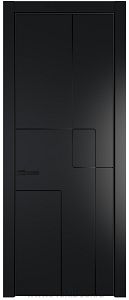 Дверь Profil Doors 3PE цвет Блэк кромка Черный матовый RAL9005