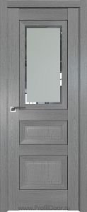 Дверь Profil Doors 2.94XN Грувд Серый стекло Square Матовое