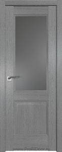 Дверь Profil Doors 90XN Грувд Серый стекло Графит
