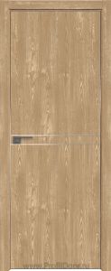 Дверь Profil Doors 111ZN цвет Каштан Натуральный кромка Матовый Алюминий с 4-х сторон