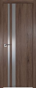 Дверь Profil Doors 116ZN цвет Салинас Темный кромка ABS в цвет с 4-х сторон стекло Lacobel Серебро Матлак