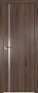 Дверь Profil Doors 122ZN цвет Салинас Темный кромка ABS в цвет с 4-х сторон стекло Lacobel Серебро Матлак