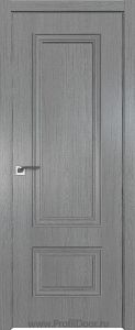 Дверь Profil Doors 58ZN Грувд Серый молдинг в цвет Глухое полотно кромка ABS