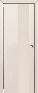 Дверь Profil Doors 5E цвет Магнолия Сатинат кромка ABS в цвет с 4-х сторон стекло Lacobel Перламутровый Лак ABS
