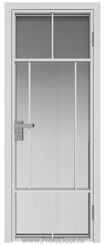 Дверь Profil Doors 10AG стекло Матовое цвет профиля Белый матовый RAL9003