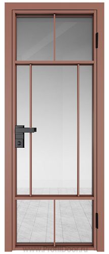 Дверь Profil Doors 10AG стекло Прозрачное цвет профиля Бронза