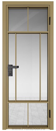 Дверь Profil Doors 10AG стекло Прозрачное цвет профиля Золото