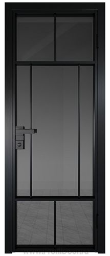 Дверь Profil Doors 10AG стекло Тонированное цвет профиля Черный матовый RAL9005