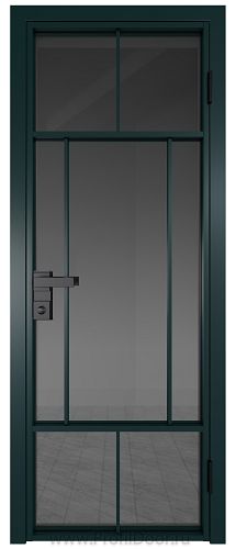 Дверь Profil Doors 10AG стекло Тонированное цвет профиля Зеленый матовый RAL6004