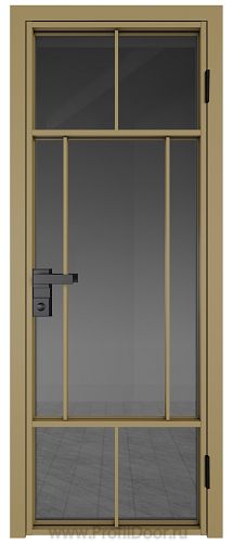 Дверь Profil Doors 10AG стекло Тонированное цвет профиля Золото