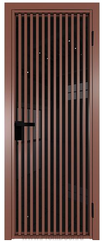 Дверь Profil Doors 11AG стекло Черный Триплекс цвет профиля Бронза