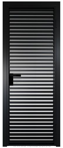 Дверь Profil Doors 12AG стекло Матовое цвет профиля Черный матовый RAL9005