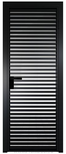 Дверь Profil Doors 12AG стекло Прозрачное цвет профиля Черный матовый RAL9005