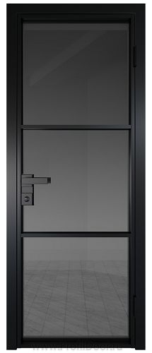 Дверь Profil Doors 13AG стекло Тонированное цвет профиля Черный матовый RAL9005