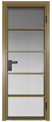 Дверь Profil Doors 14AG стекло Матовое цвет профиля Золото