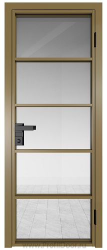 Дверь Profil Doors 14AG стекло Прозрачное цвет профиля Золото