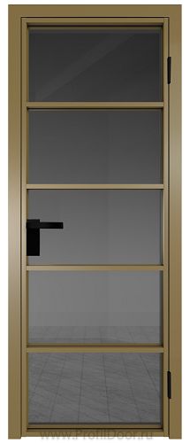 Дверь Profil Doors 14AG стекло Тонированное цвет профиля Золото