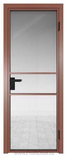 Дверь Profil Doors 2AG стекло Прозрачное цвет профиля Бронза