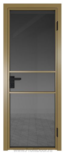 Дверь Profil Doors 2AG стекло Тонированное цвет профиля Золото