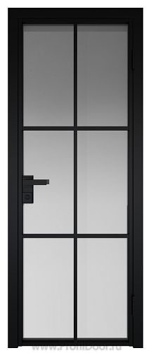 Дверь Profil Doors 3AG Цвет профиля Черный матовый RAL9005 стекло Матовое