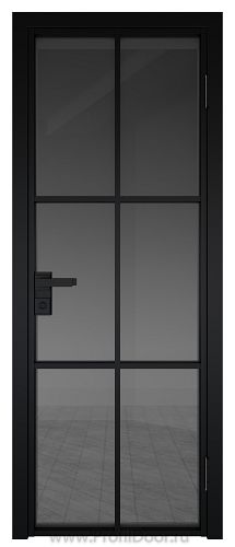 Дверь Profil Doors 3AG Цвет профиля Черный матовый RAL9005 стекло Тонированное