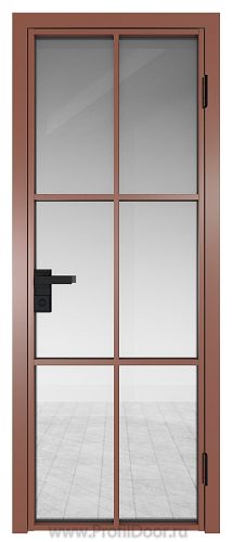 Дверь Profil Doors 3AG стекло Прозрачное цвет профиля Бронза