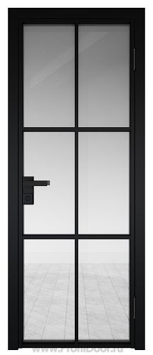 Дверь Profil Doors 3AG Цвет профиля Черный матовый RAL9005 стекло Прозрачное