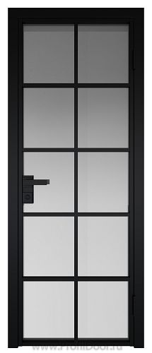 Дверь Profil Doors 4AG Цвет профиля Черный матовый RAL9005 стекло Матовое