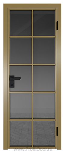 Дверь Profil Doors 4AG стекло Тонированное цвет профиля Золото