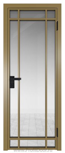 Дверь Profil Doors 5AG стекло Прозрачное цвет профиля Золото