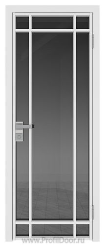 Дверь Profil Doors 5AG стекло Тонированное цвет профиля Белый матовый RAL9003