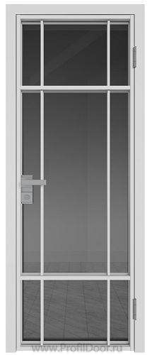 Дверь Profil Doors 8AG стекло Тонированное цвет профиля Белый матовый RAL9003
