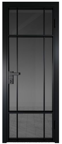 Дверь Profil Doors 8AG стекло Тонированное цвет профиля Черный матовый RAL9005