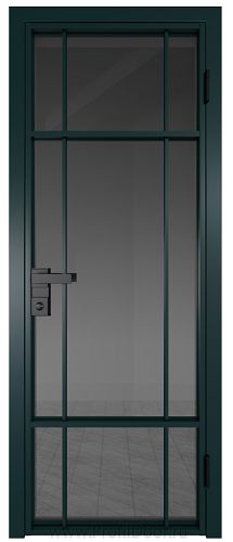 Дверь Profil Doors 8AG стекло Тонированное цвет профиля Зеленый матовый RAL6004