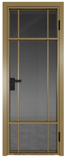 Дверь Profil Doors 8AG стекло Тонированное цвет профиля Золото