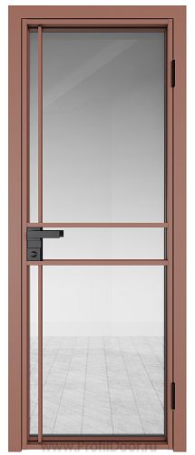 Дверь Profil Doors 9AG стекло Прозрачное цвет профиля Бронза