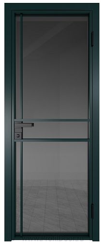 Дверь Profil Doors 9AG стекло Тонированное цвет профиля Зеленый матовый RAL6004