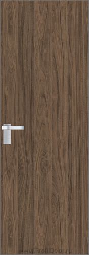 Дверь Profil Doors 1AGK кромка Матовый Алюминий с 4-х сторон композитная панель Ясень горный