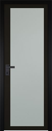 Дверь Profil Doors 2AGK стекло Мателюкс черный прокрас кромка Black Edition
