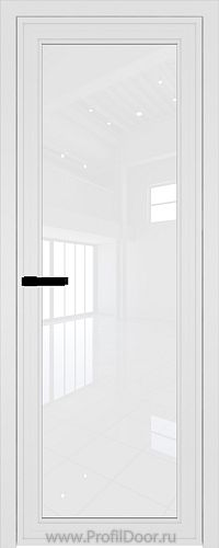Дверь Profil Doors 1AGP Цвет профиля Белый матовый RAL9003 стекло Белый Триплекс