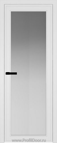 Дверь Profil Doors 1AGP стекло Матовое цвет профиля Белый матовый RAL9003